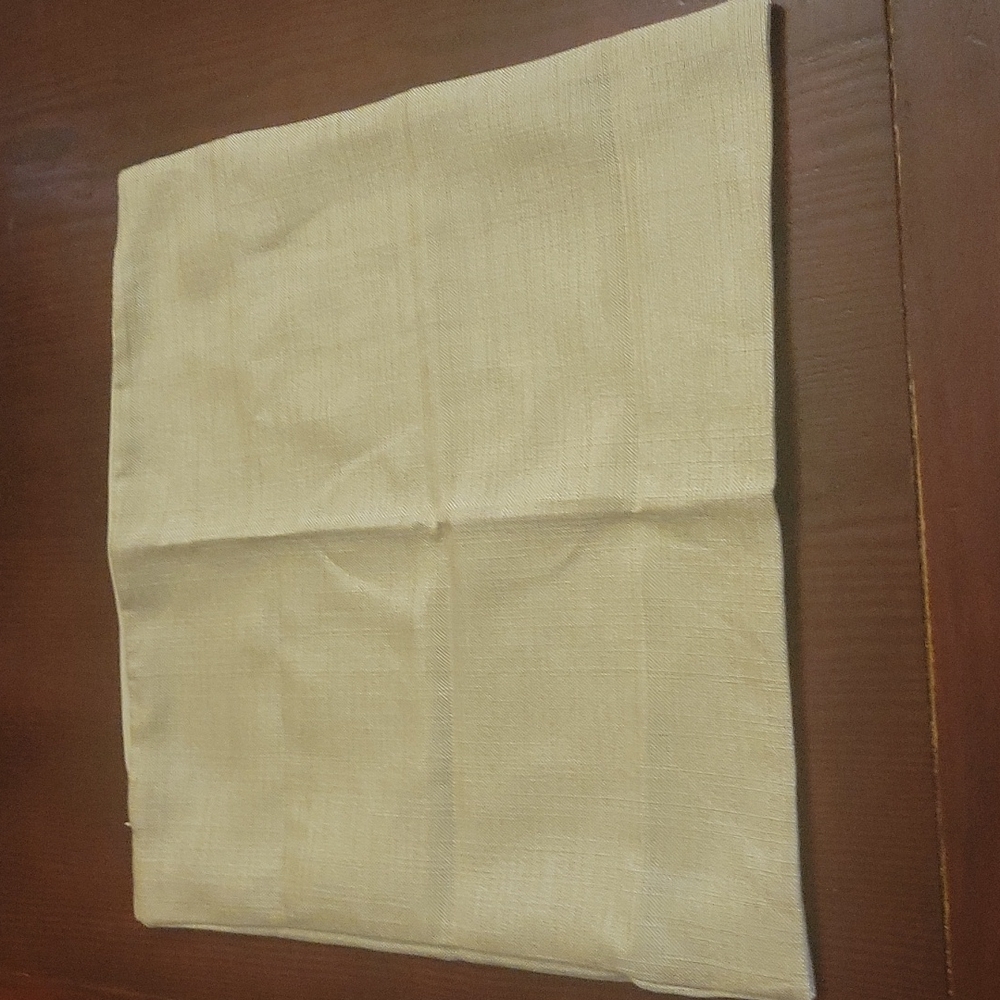 Taupe Pillow Covers with zipper.  New in packaging.